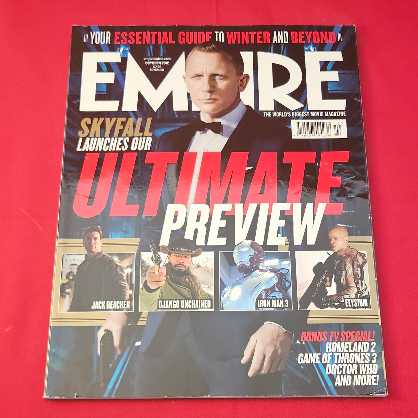 Empire Magazine October 2012 (1182) Issue 280 Skyfall James Bond Matt Smith