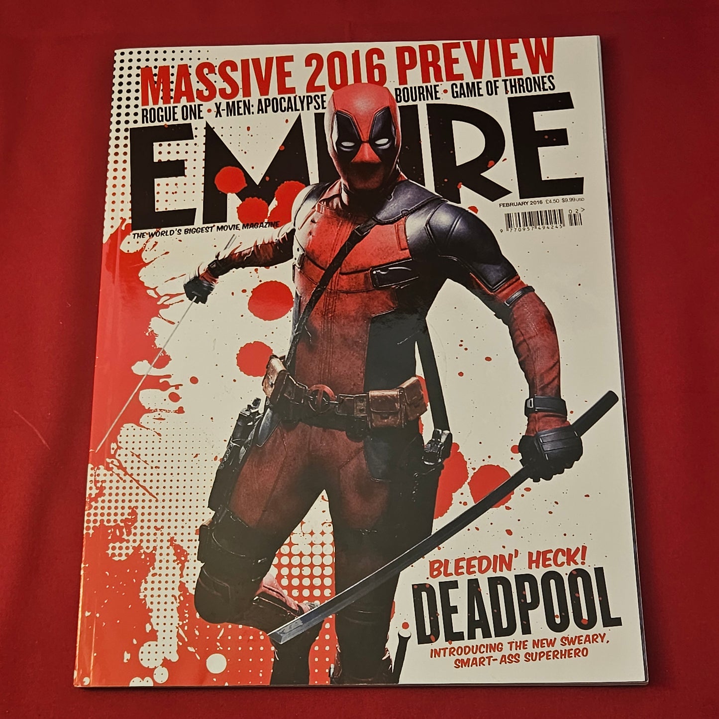 Empire Magazine February 2016 (1183) Deadpool Movie Preview Leonardo DiCaprio