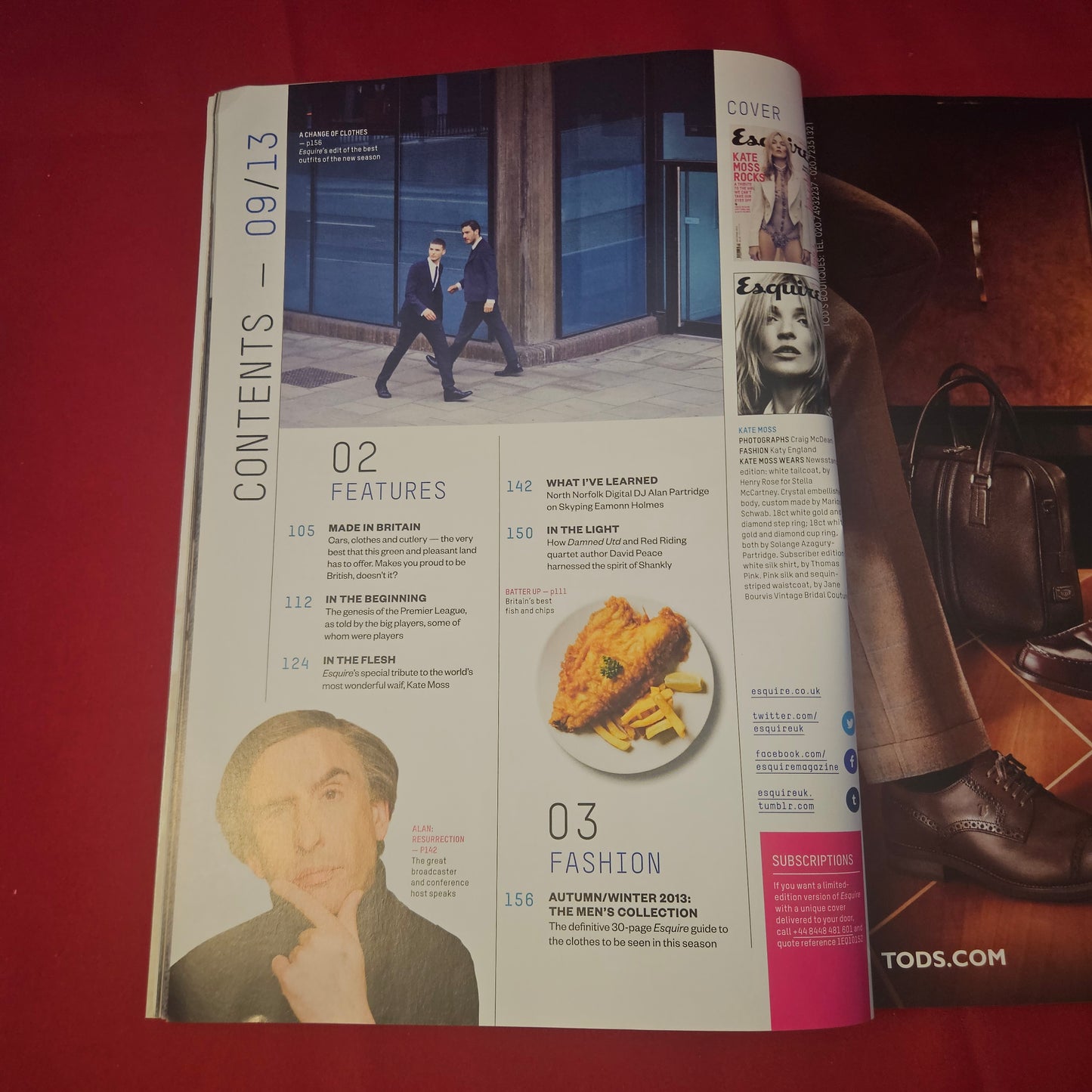 Esquire Magazine September 2013 (1238) Kate Moss David Peace Alan Partridge