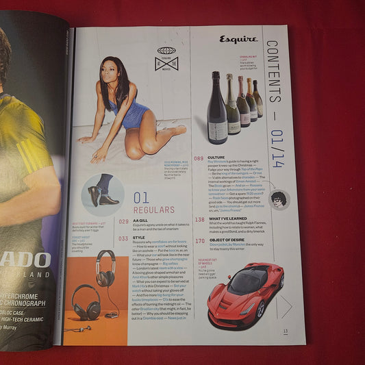 Esquire Magazine January 2014 (1238) George Clooney Naomie Harris Ralph Fiennes