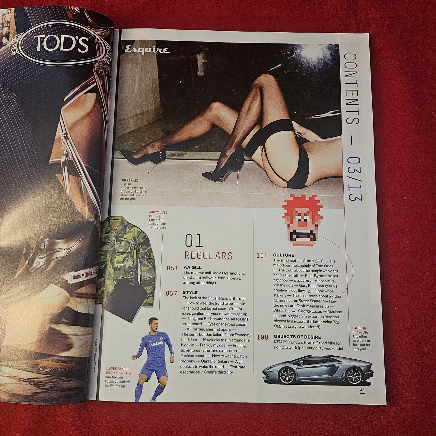 Esquire Magazine March 2013 (1238) Lionel Messi Mo Farah Roy Hodgson