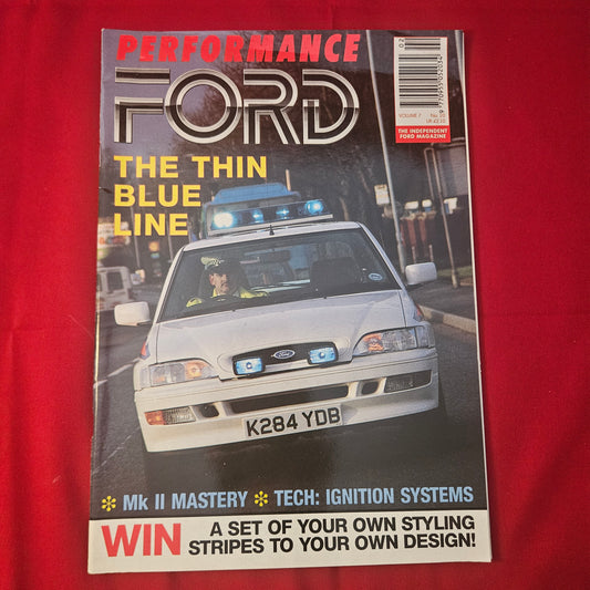 Performance Ford Magazine February 1994 (1240) Vol 7 No 10 Police Escort XR Fiesta