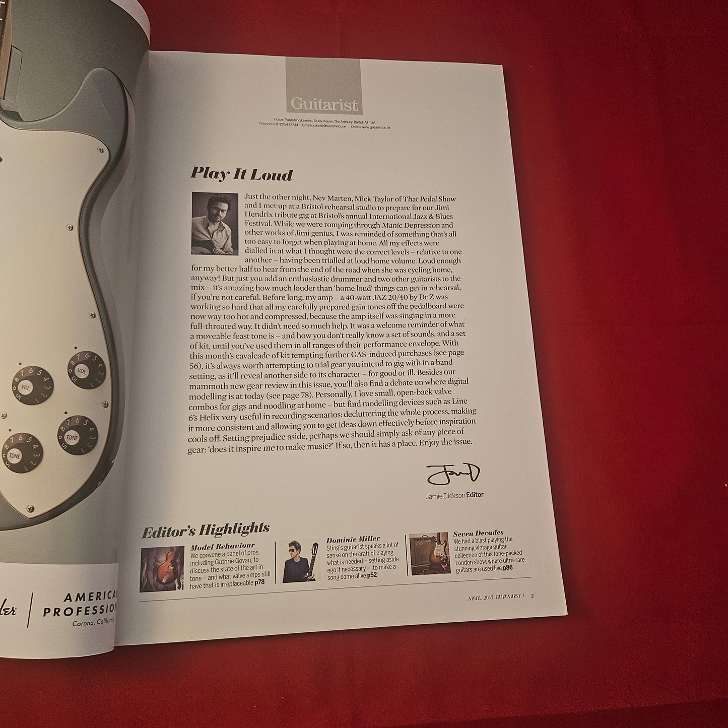 Guitarist Magazine April 2017 (1243) 418 Future of Gear John Mayer Guthrie Govan