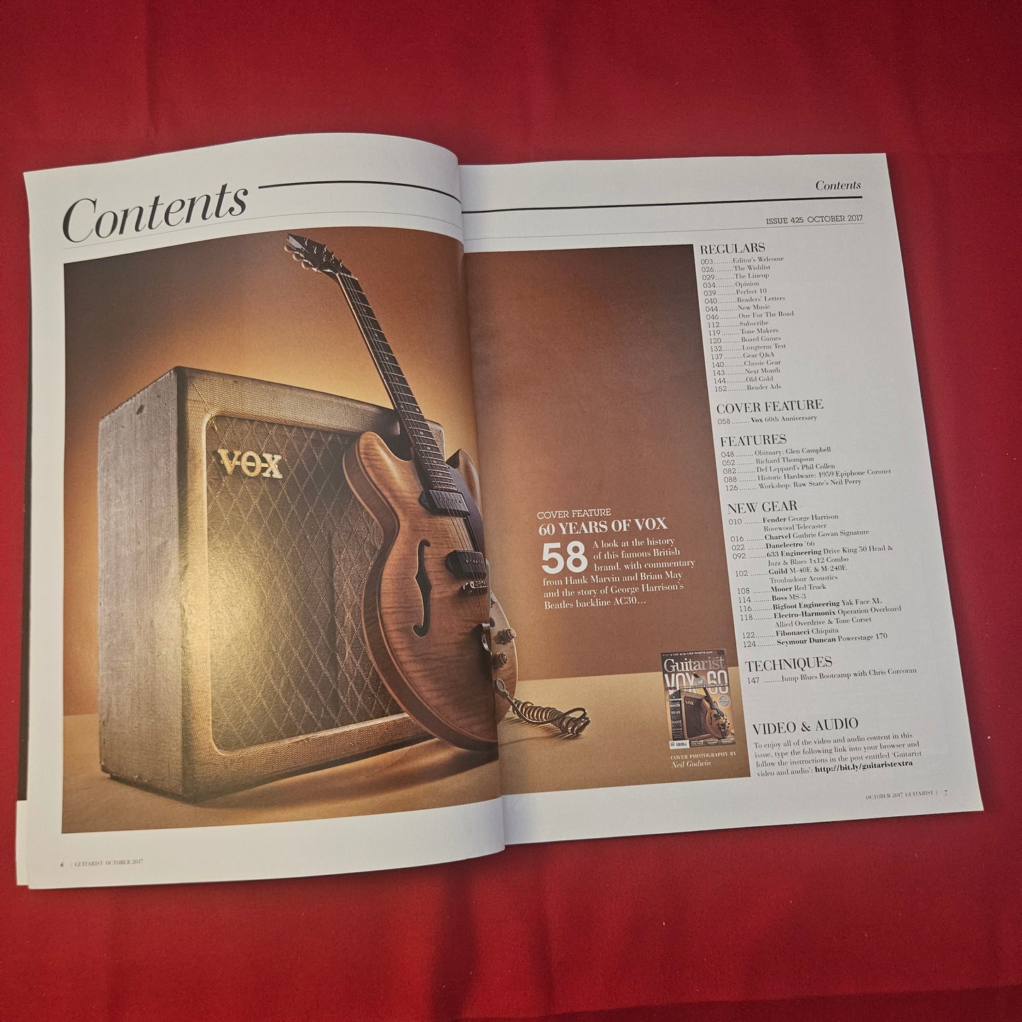 Guitarist Magazine October 2017 (1243) Issue 425 Vox 60th Anniversary Brian May