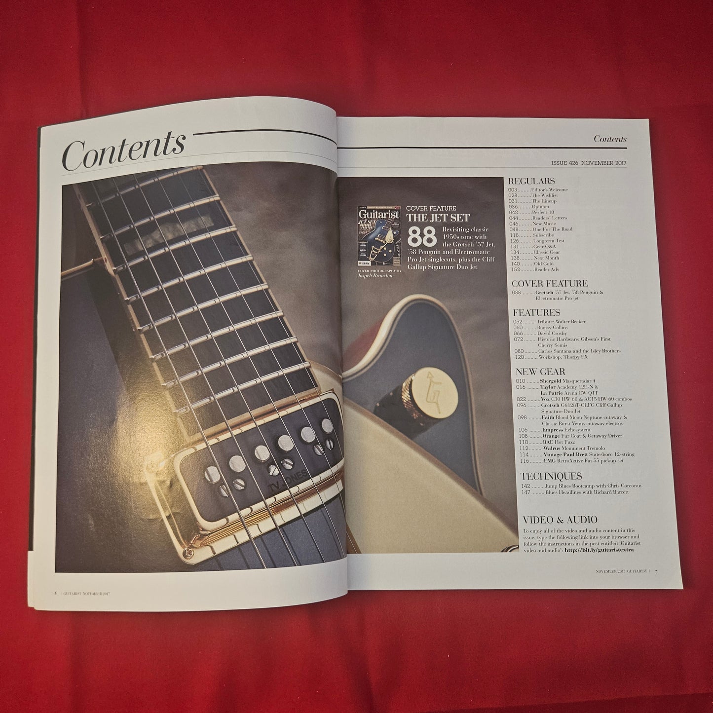 Guitarist Magazine November 2017 (1243) 426 Gretsch Shootout Steely Dan Carlos Santana