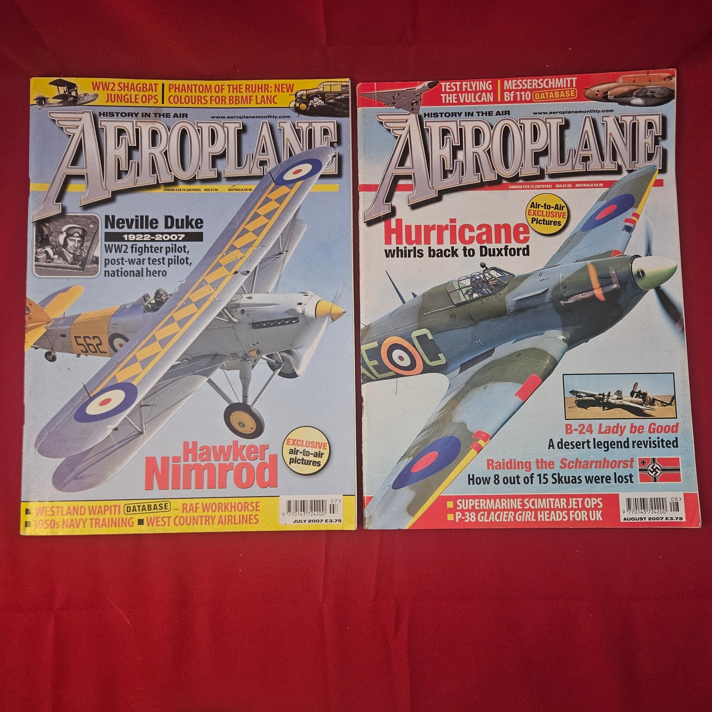 BUNDLE 5x AEROPLANE Magazines Job Lot 2007 History in the Air (BJL0128)