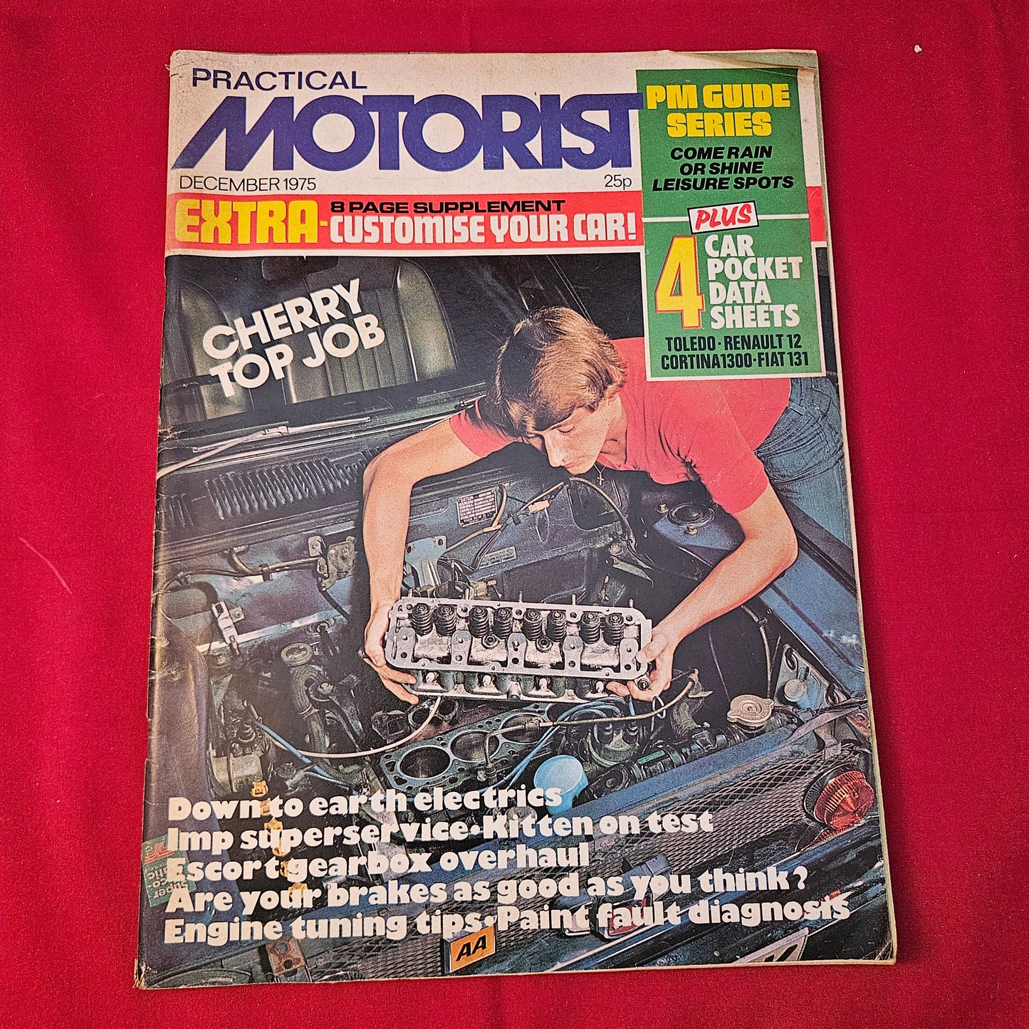Practical Motorist Magazine December 1975 (1244) Reliant Kitten Escort Fiat 131
