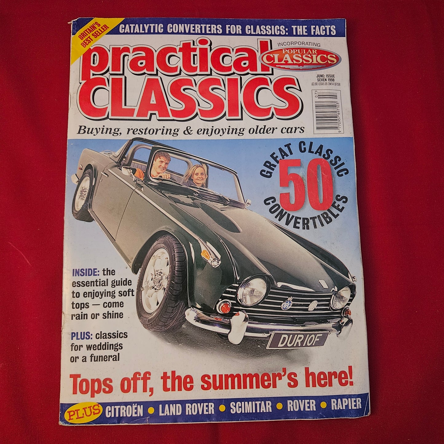 Practical Classics Magazine June 1998 (1244) Convertible Special TR6 Scimitar