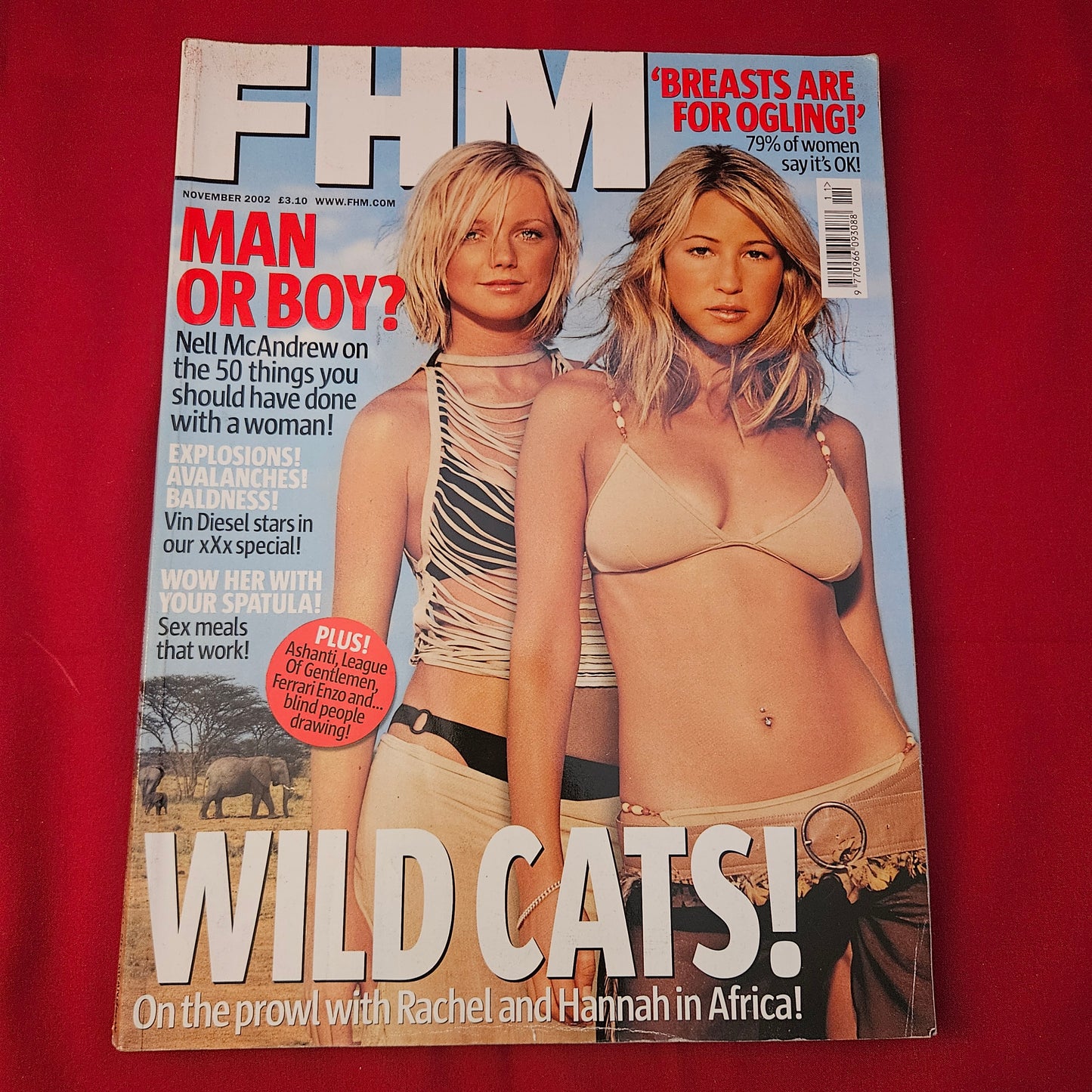 FHM Magazine November 2002 (1245) S Club 7 Rachel Stevens Hannah Spearritt