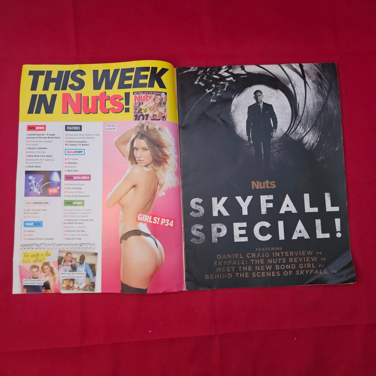 Nuts Magazine 26 October-1 November 2012 (1251) Danica Thrall Skyfall Special