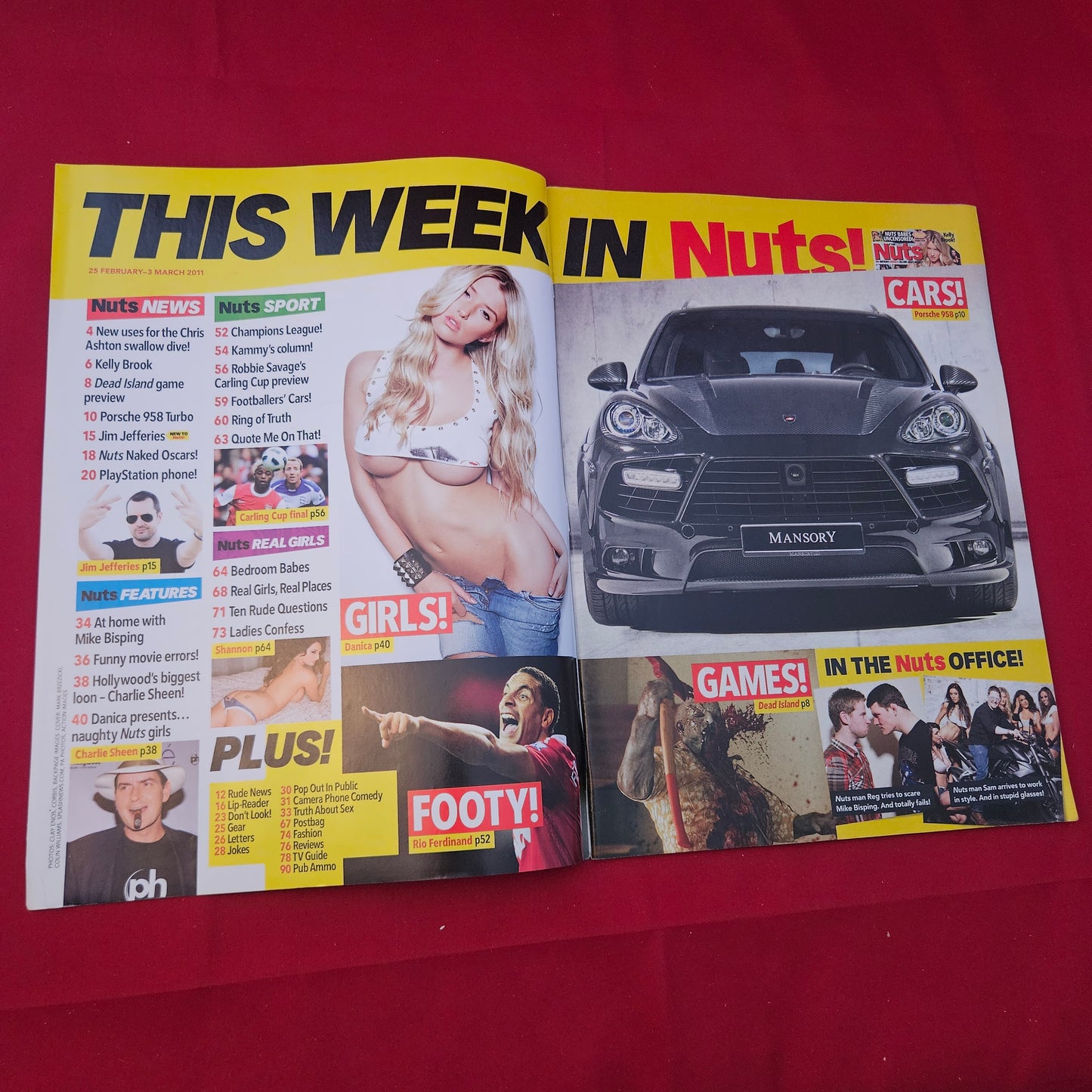 Nuts Magazine 25 February-3 March 2011 (1251) Danica Thrall Kelly Brook Sophie