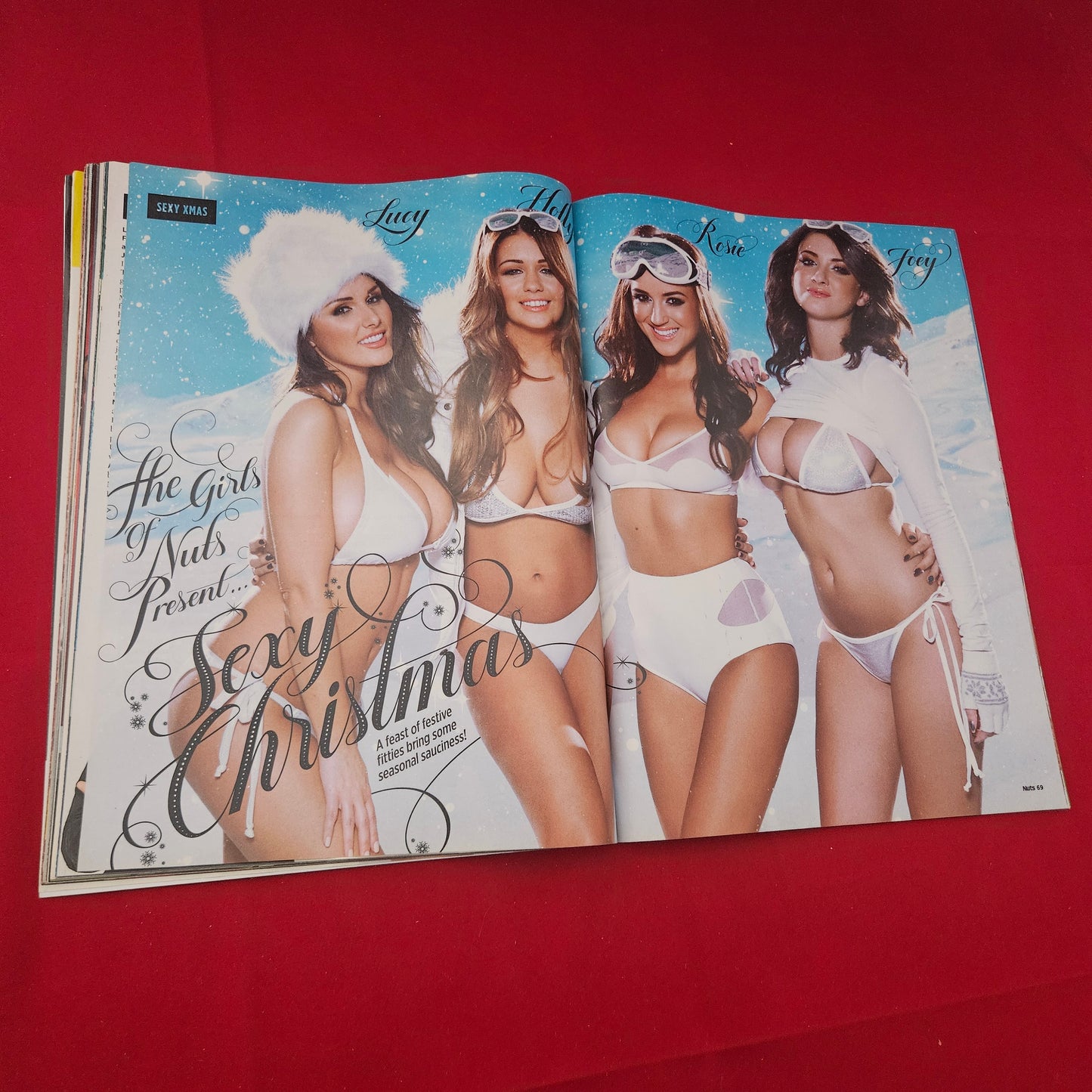 Nuts Magazine 13–26 December 2013 (1253) Christmas Special Lucy Pinder Helen Flanagan