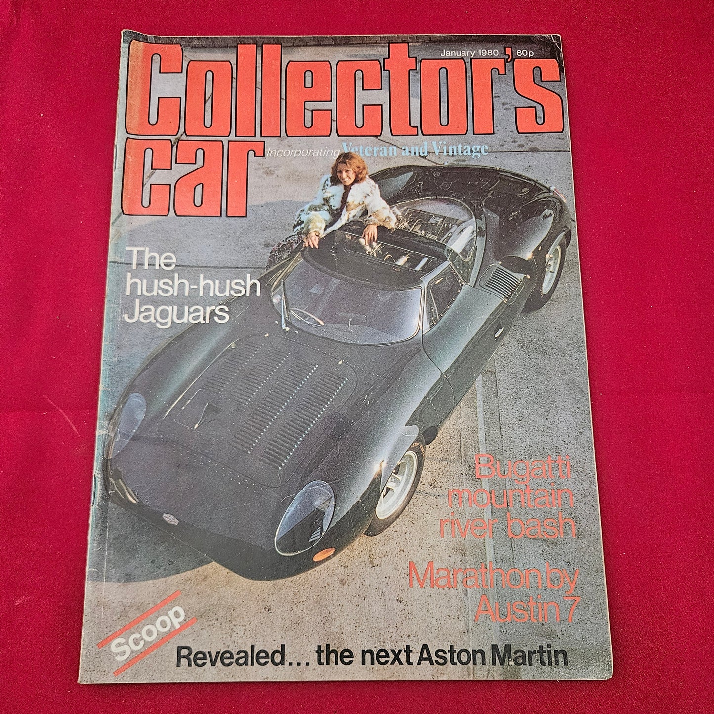 Collector's Car Magazine January 1980 (1255) Jaguar XJ13 Aston Martin Stirling Moss