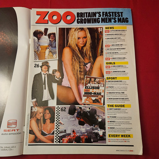 Zoo Magazine 8-14 July 2005 (1256) Jennifer Ellison + POSTER Mini-Mag