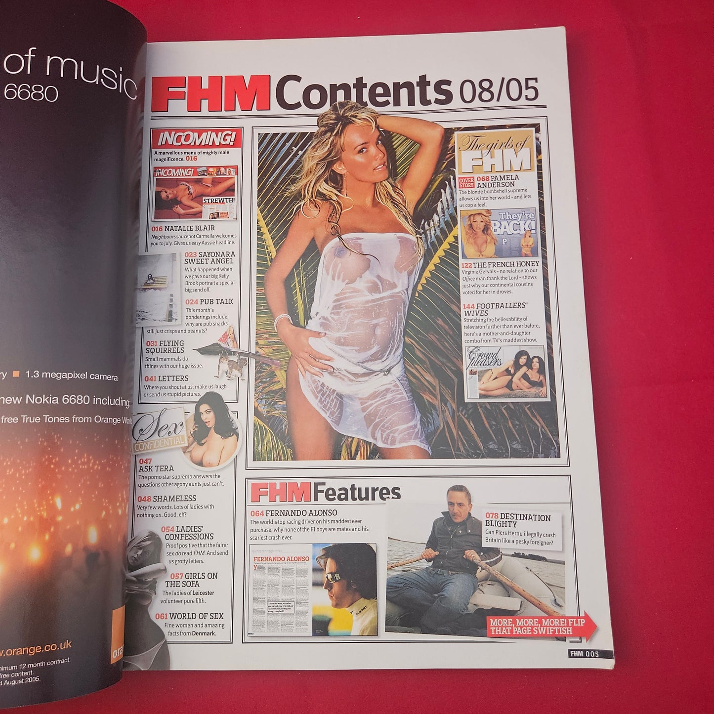FHM Magazine August 2005 (1258) Pamela Anderson Natalie Blair