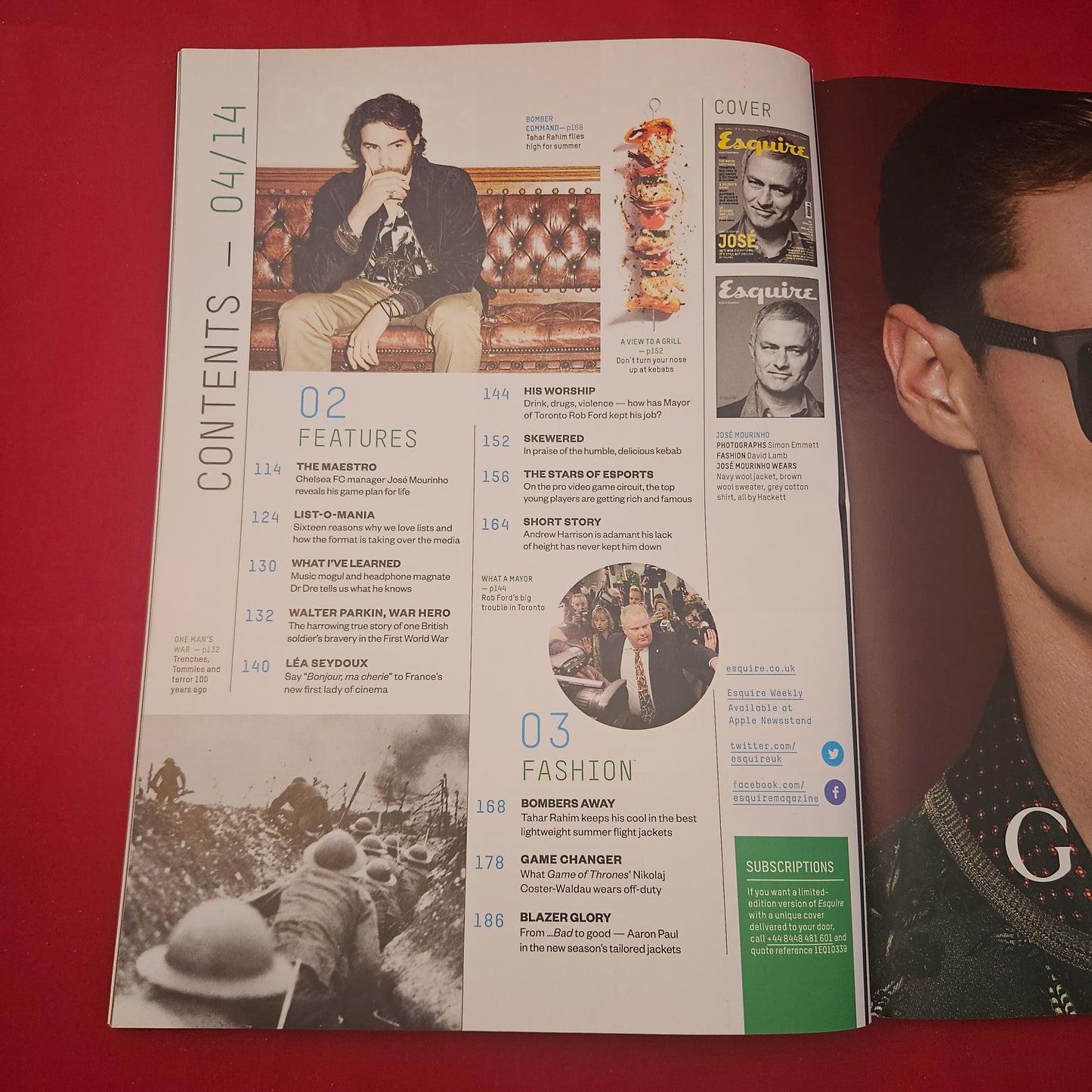 Esquire UK Magazine April 2014 (1260) José Mourinho Aaron Paul Dr. Dre