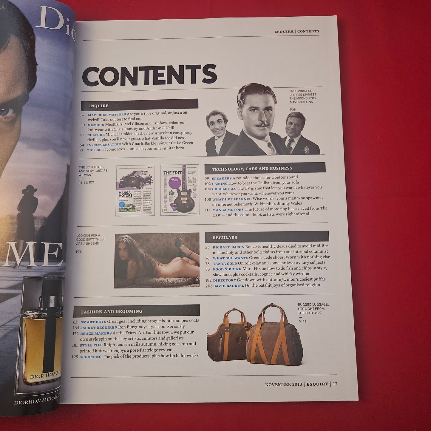 Esquire UK Magazine November 2010 (1263) James Franco Kate Moss David Sedaris