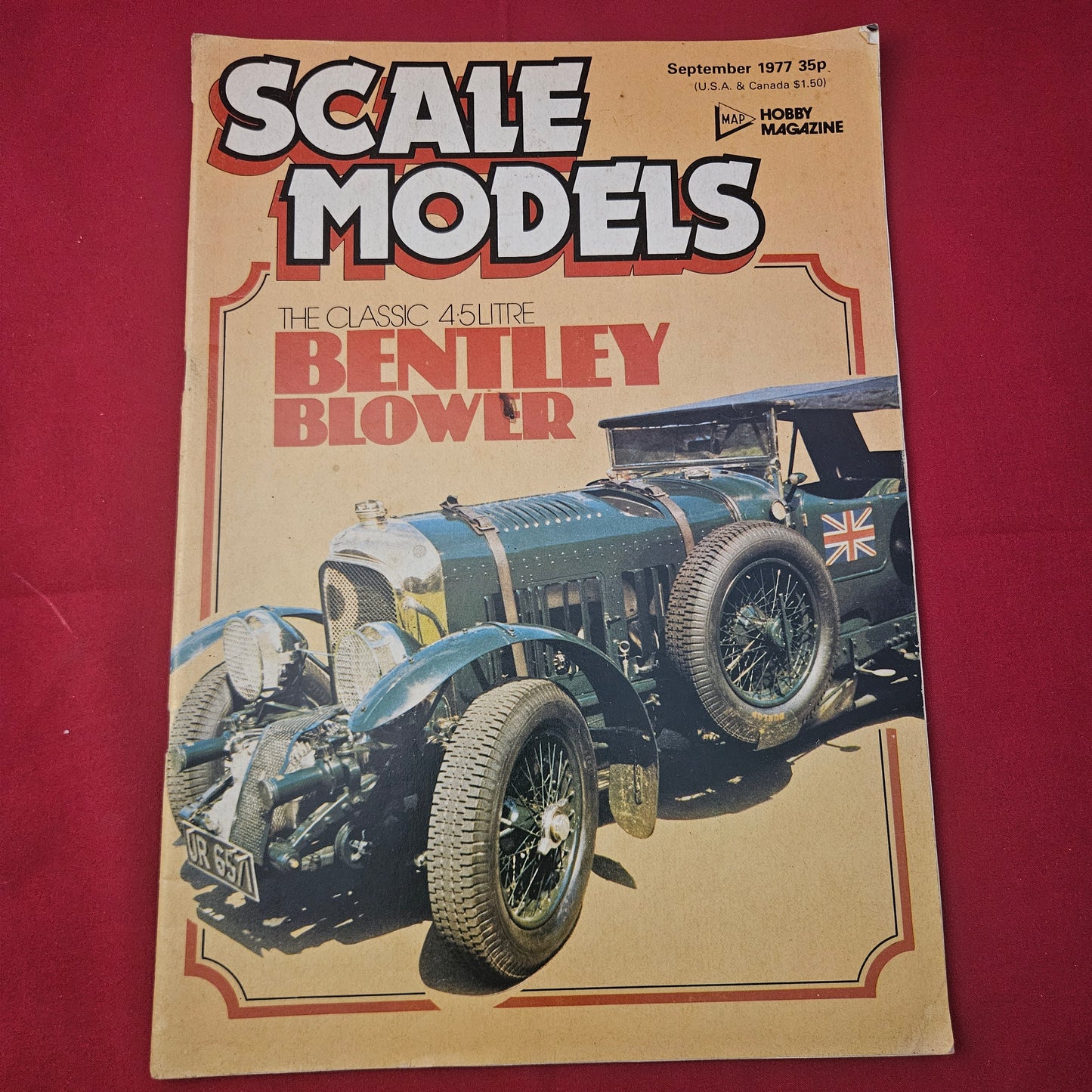 Scale Models Magazine September 1977 (1264) Bentley Blower Paris Air Show 1977