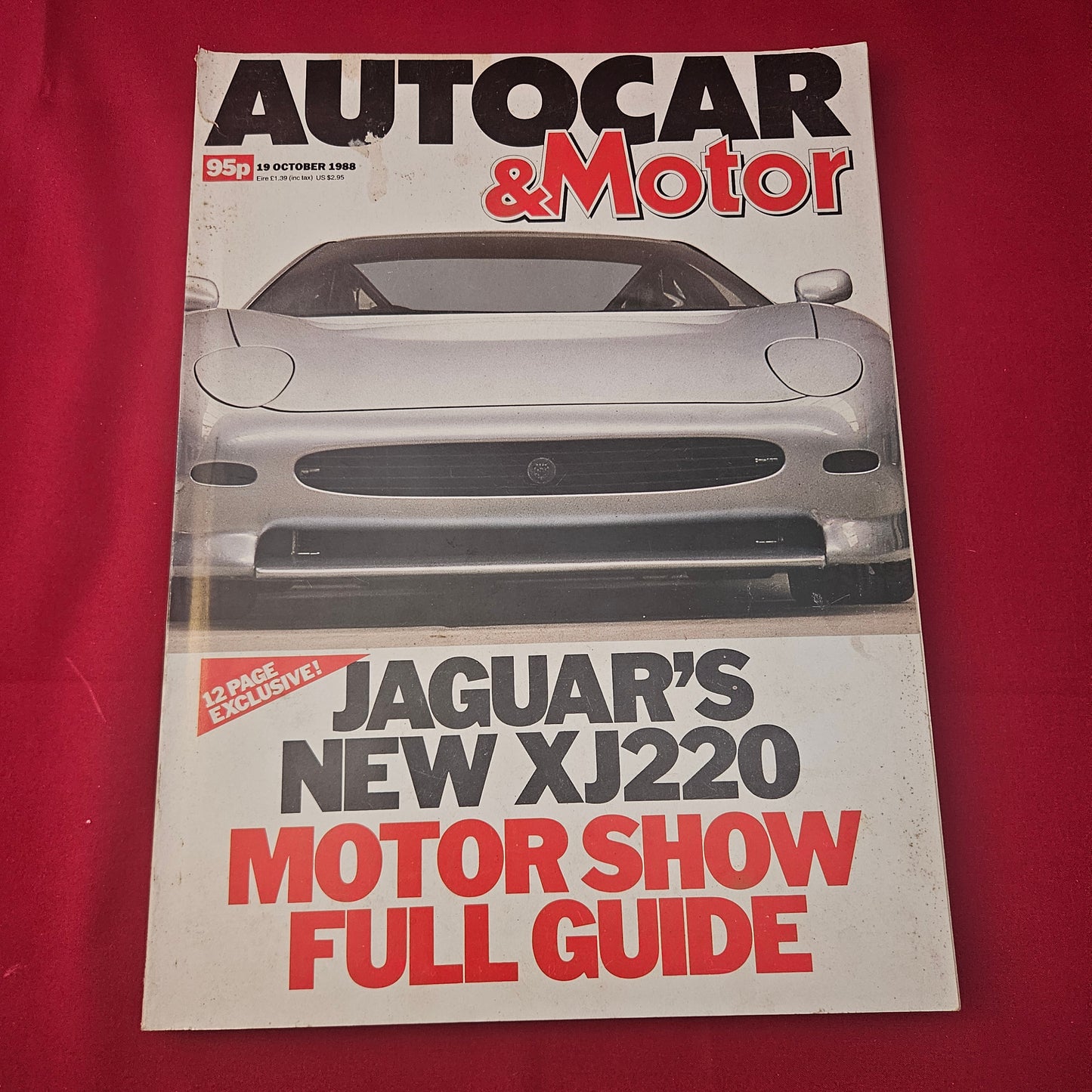 Autocar & Motor Magazine October 19 1988 (1264) Jaguar XJ220 Aston Martin Virage