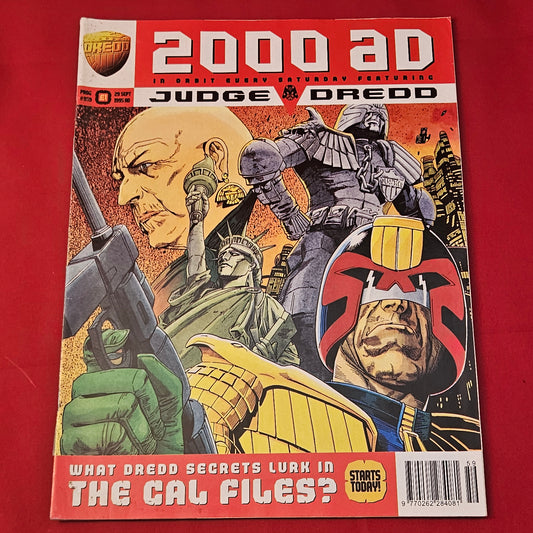 2000 AD Comic Magazine Prog 959 29 Sept 1995 (1266) Judge Dredd Cal Files Sci-Fi