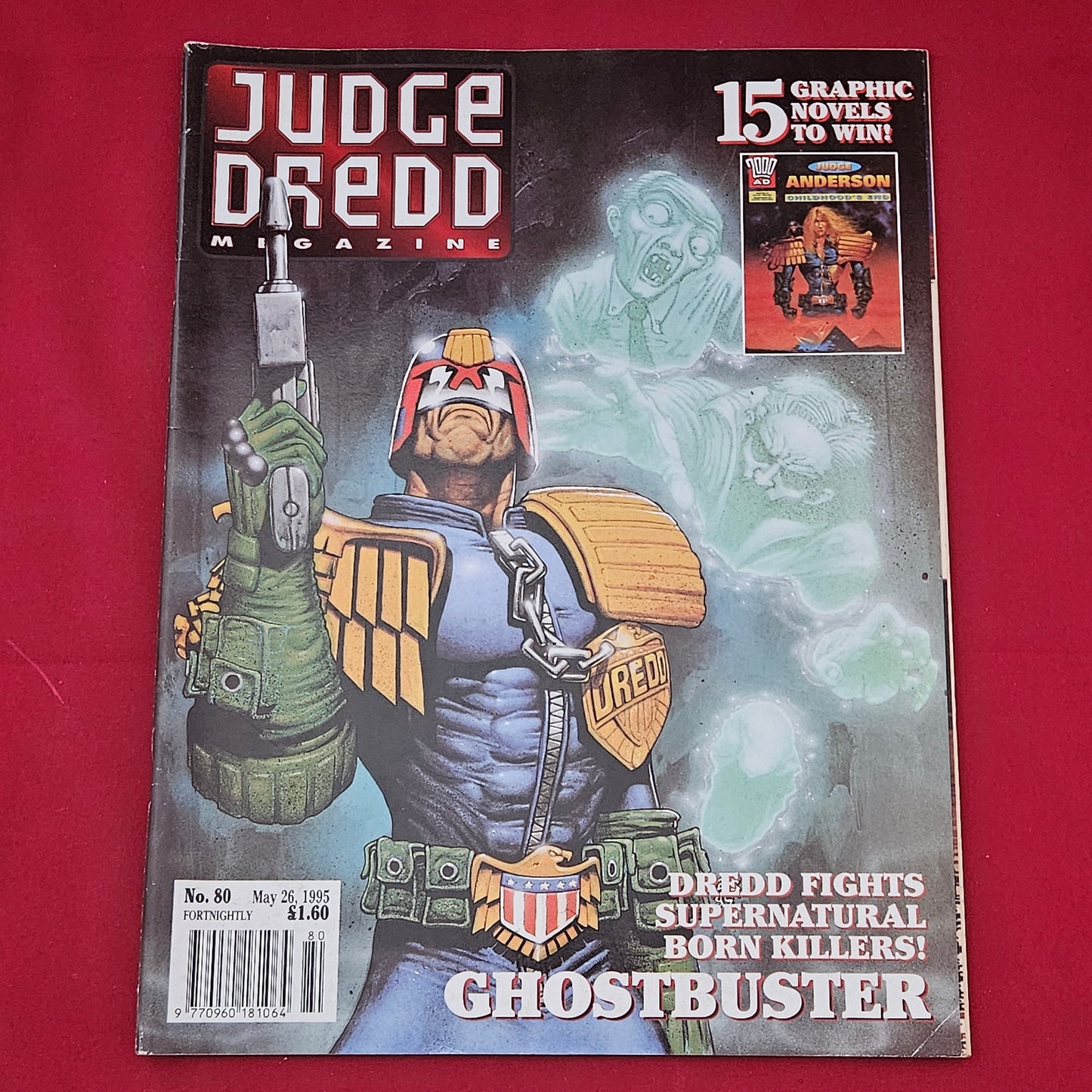 Judge Dredd Megazine No. 80 26 May 1995 (1266) Ghostbuster Mrs Gunderson Anderson