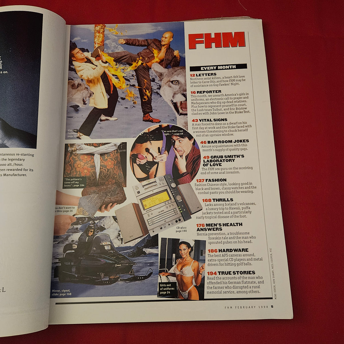 FHM Magazine February 1998 Issue 97 Kylie Minogue Michael Madsen Mark ...