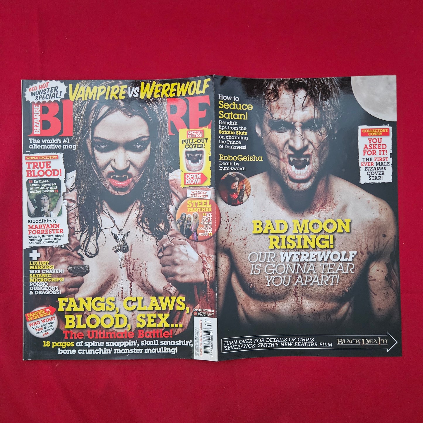 Bizarre Magazine May 2010 (1274) Vampire vs Werewolf True Blood Wes Craven