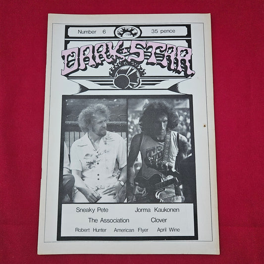Dark Star Magazine December 1976 (1277) Vol 1 No 6 1st Anniv Sneaky Pete Jorma