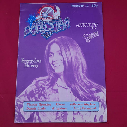 Dark Star Magazine April 1978 (1277) Vol 3 No 2 Emmylou Harris Spirit Betts