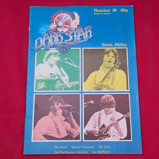 Dark Star Magazine December 1978 (1277) Vol 3 No 6 Steve Miller Doors The Cars