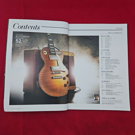 Guitarist Magazine December 2015 (1281) Issue 401 Blues Billy Gibbons Les Paul