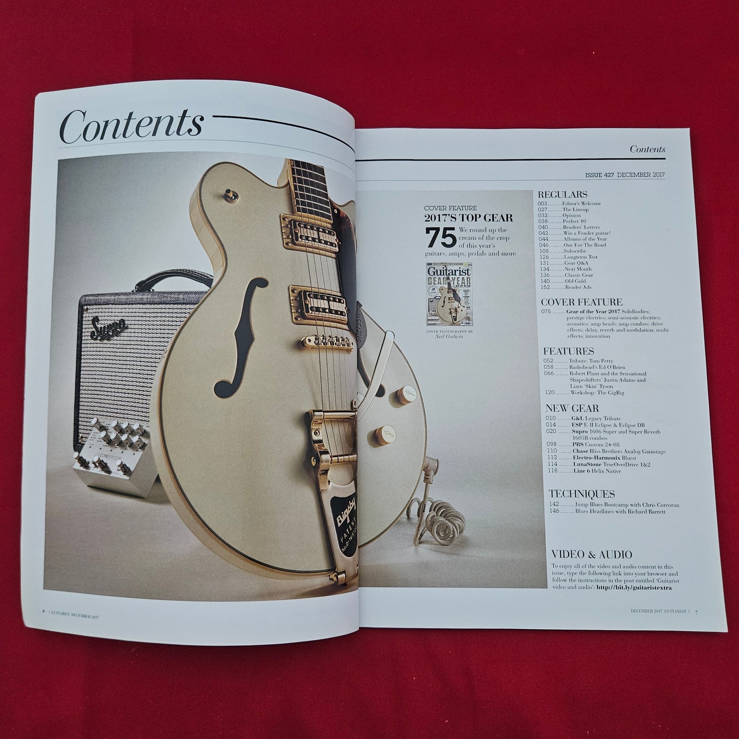 Guitarist Magazine December 2017 (1281) Issue 427 Gear of the Year Tom Petty