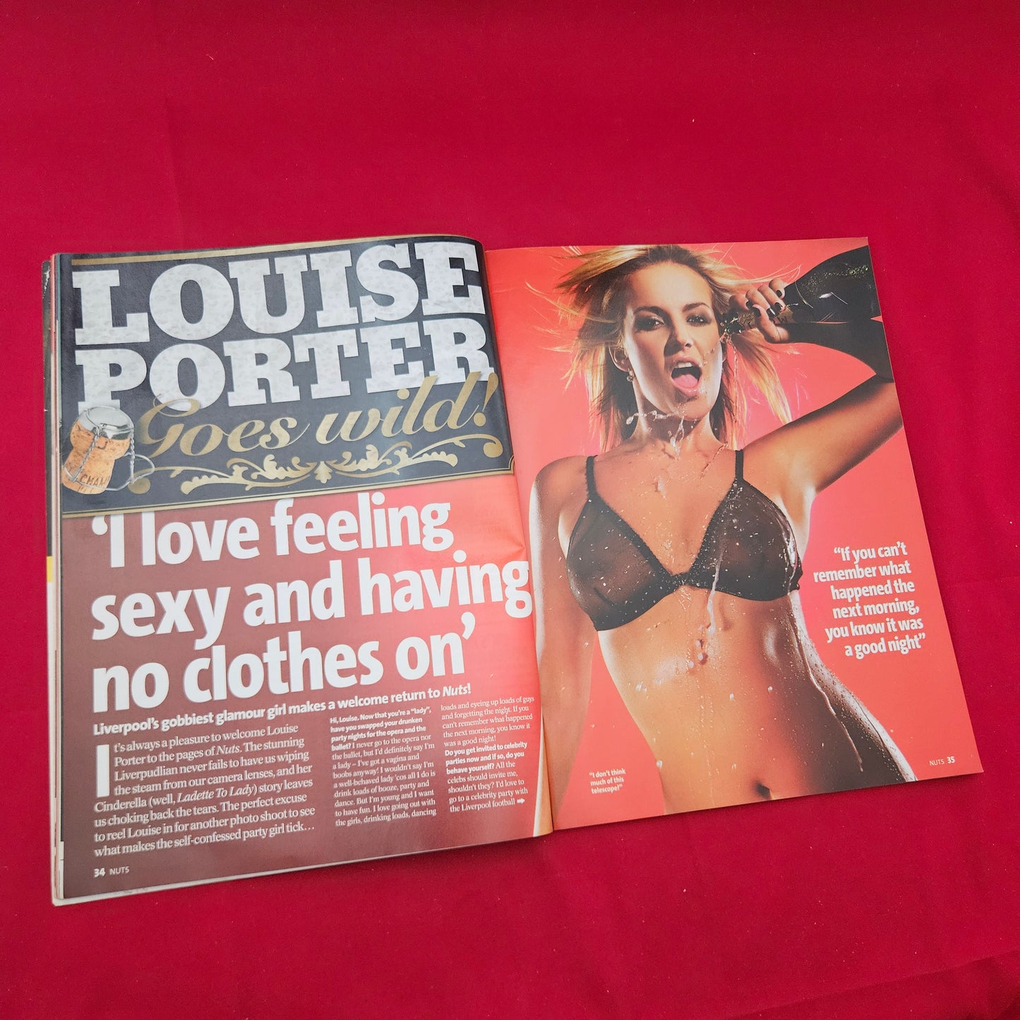 Nuts Magazine 9-15 February 2007 (1284) Louise Porter Jolie Alba Johansson Lohan