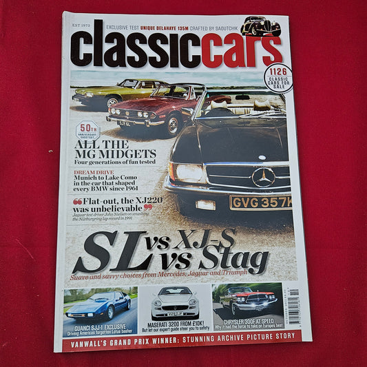 Classic Cars Magazine October 2011 (1285) Mercedes SL Jaguar XJ-S Triumph Stag