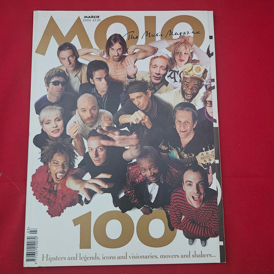 Mojo Magazine March 2002 (1288) Issue 100 Iggy Pop Keith Richards Ozzy Osbourne