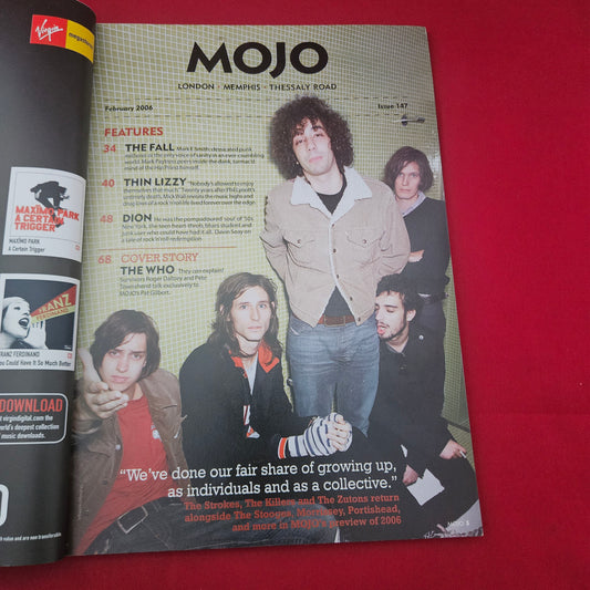 Mojo Magazine February 2006 (1288) Issue 147 The Who Thin Lizzy The Strokes