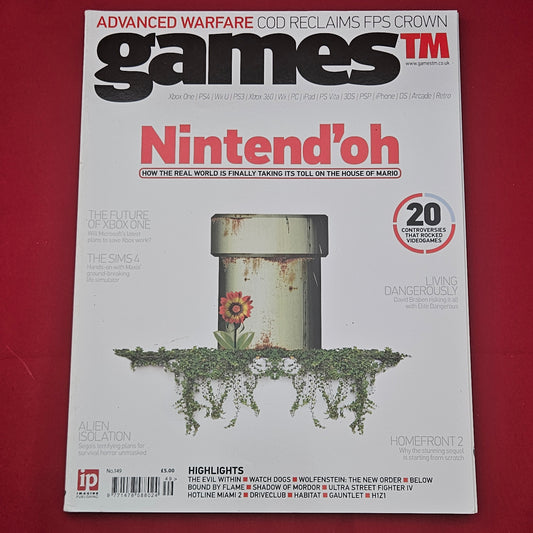 gamesTM Magazine Issue 149 (1289) Nintendo Wii U The Sims 4 Alien Isolation Xbox