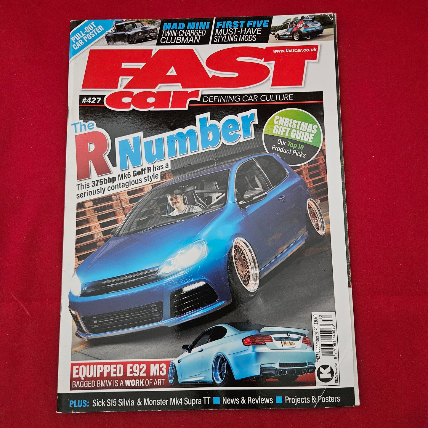 Fast Car Magazine December 2020 #427 (1294) VW Mk6 Golf R BMW E92 M3 Supra TT