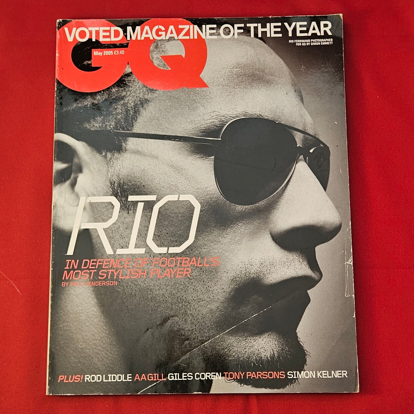 GQ British Magazine May 2005 #191 (1295) Rio Ferdinand Kelis Steven Tyler