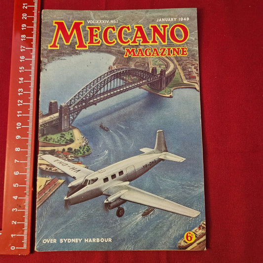 Vintage MECCANO Magazine January 1949 (004) Vol 34 No 1 Hornby Dublo Dinky Toys