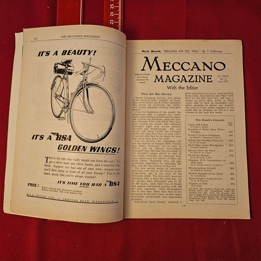 Vintage MECCANO Magazine June 1950 (004) Vol 35 No 6 Borrowdale Gears Outfit A