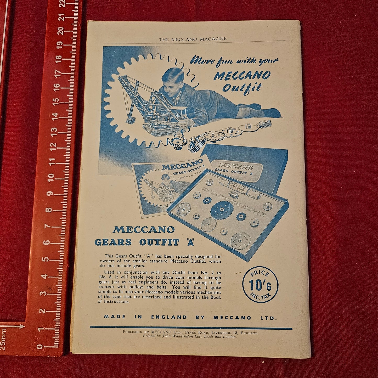 Vintage MECCANO Magazine June 1950 (004) Vol 35 No 6 Borrowdale Gears Outfit A