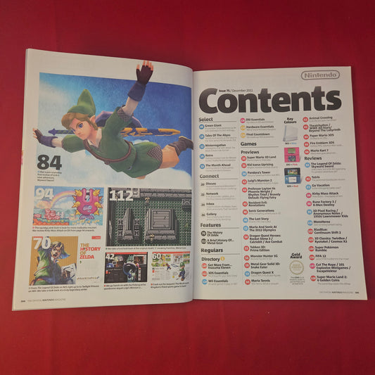 NINTENDO Magazine December 2011 #75 (1301) ZELDA Skyward Sword Super Mario 3DS