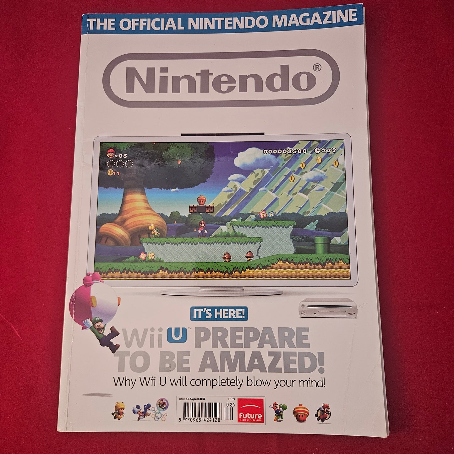 NINTENDO Magazine August 2012 #84 (1301) WII U REVEAL Super Mario Bros U ZombiU E3