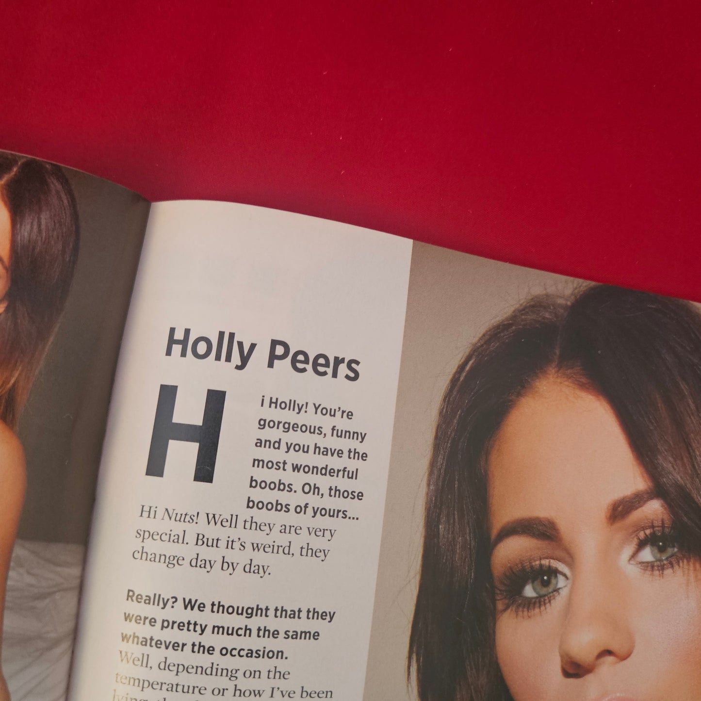 NUTS Magazine 23-29 November 2012 (1302) LUCY COLLETT POSTER Holly Peers Danielle Sharp