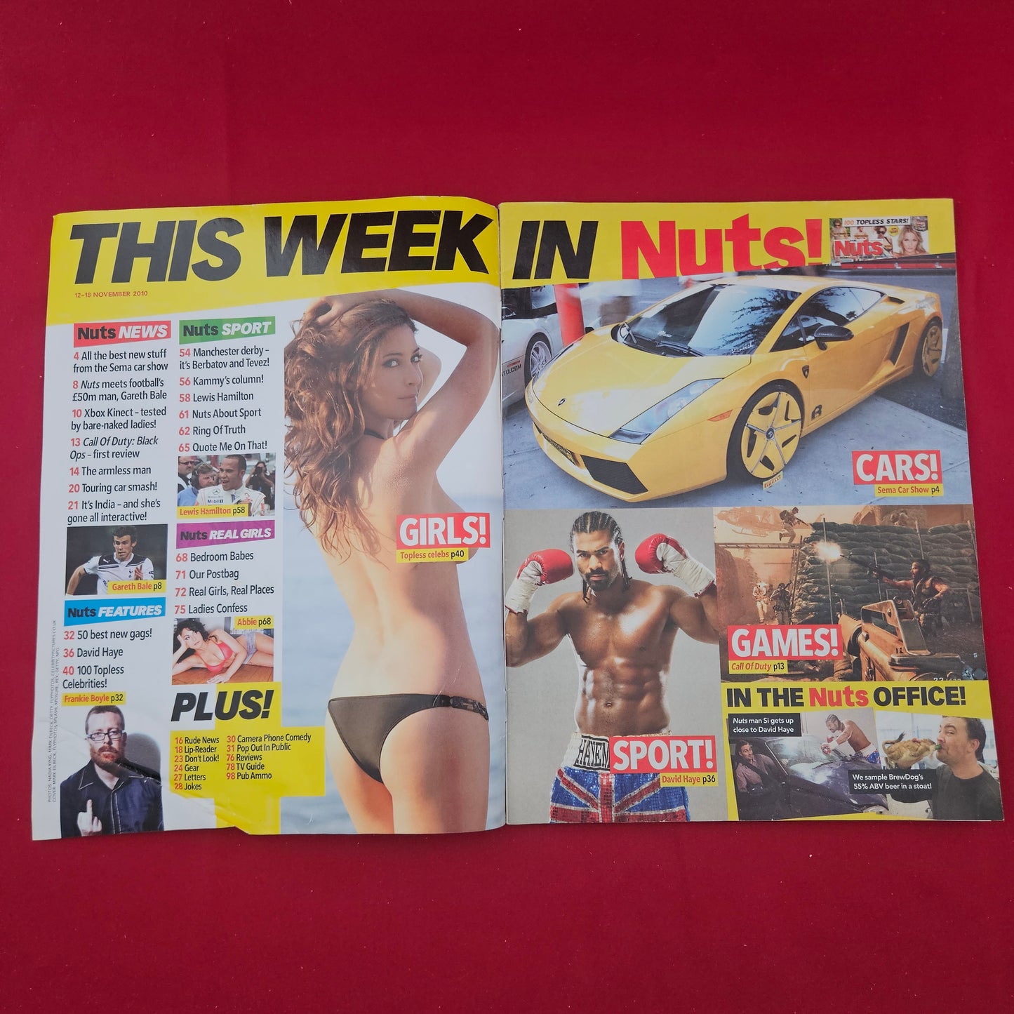 NUTS Magazine 12-18 November 2010 (1303) SAM FAIERS Abbey Clancy Peaches Geldof