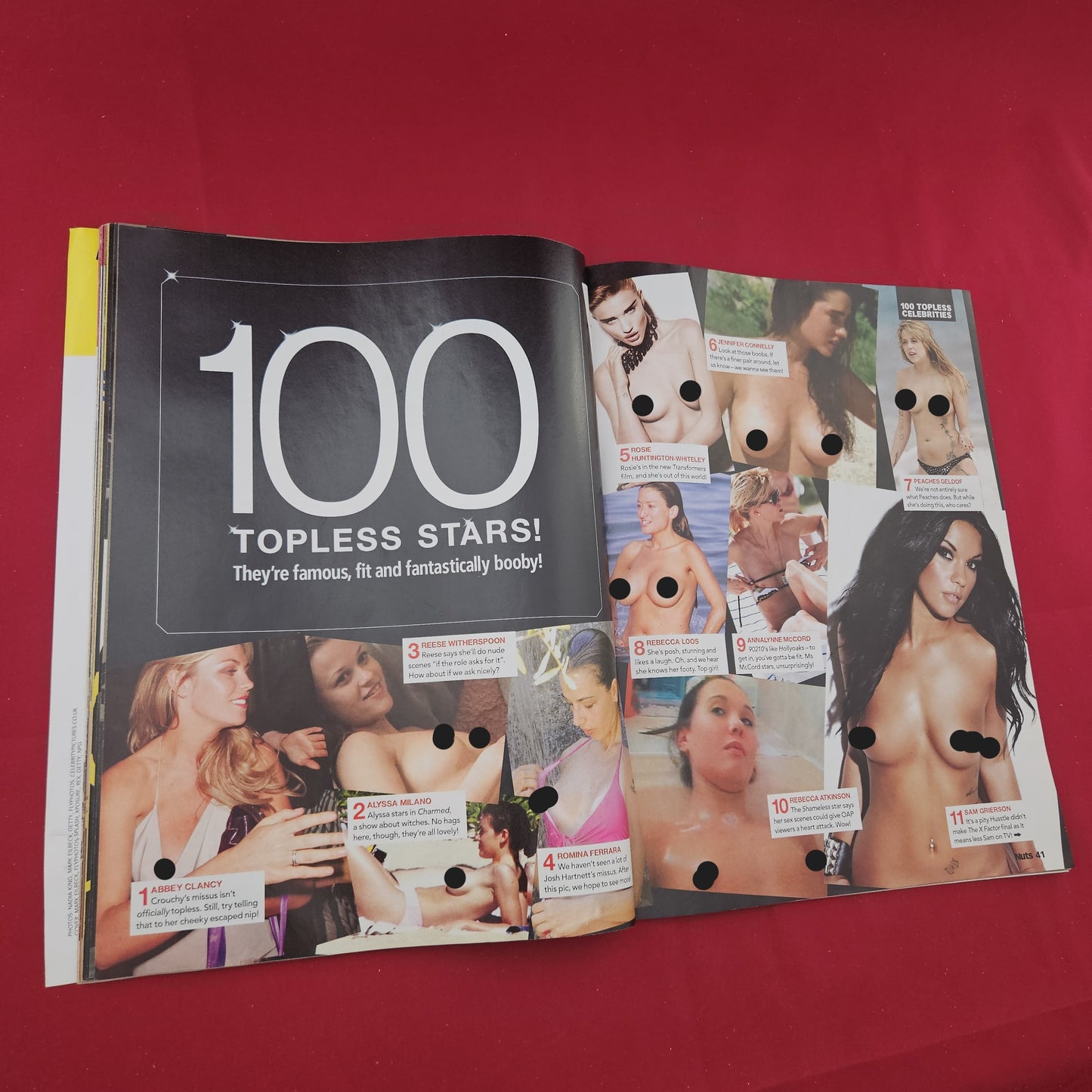 NUTS Magazine 12-18 November 2010 (1303) SAM FAIERS Abbey Clancy Peaches Geldof