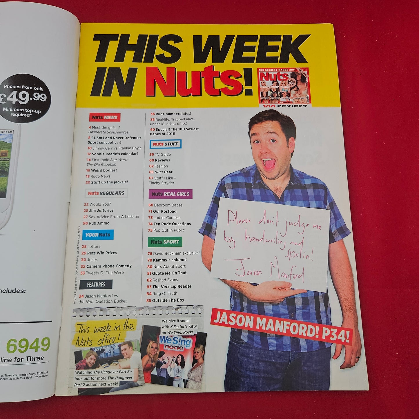 NUTS Magazine 2-8 December 2011 (1303) ROSIE JONES 100 Sexiest Babes Lucy Pinder