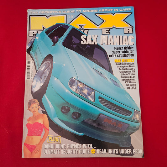 MAX POWER Magazine October 1999 (1304) Sax Maniac Citroen Saxo Nissan Skyline R34