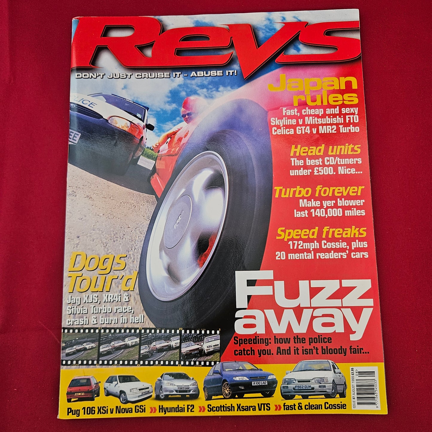 REVS Magazine August 1999 (1305) Sierra Cosworth Grey Imports 90s Tuning